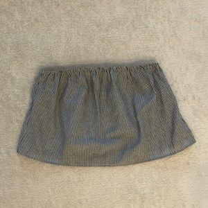 One Size (O/S) Flowy Striped Crop Bandeau